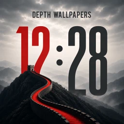 Depth Wallpapers 4k Live Clock
