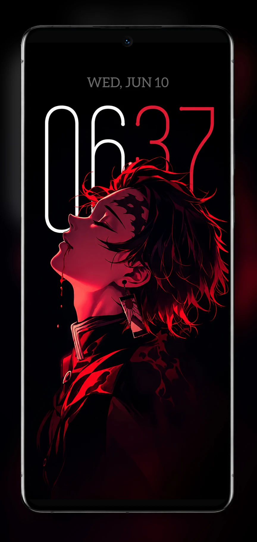 Depth Wallpapers 4k Live Clock screenshot
