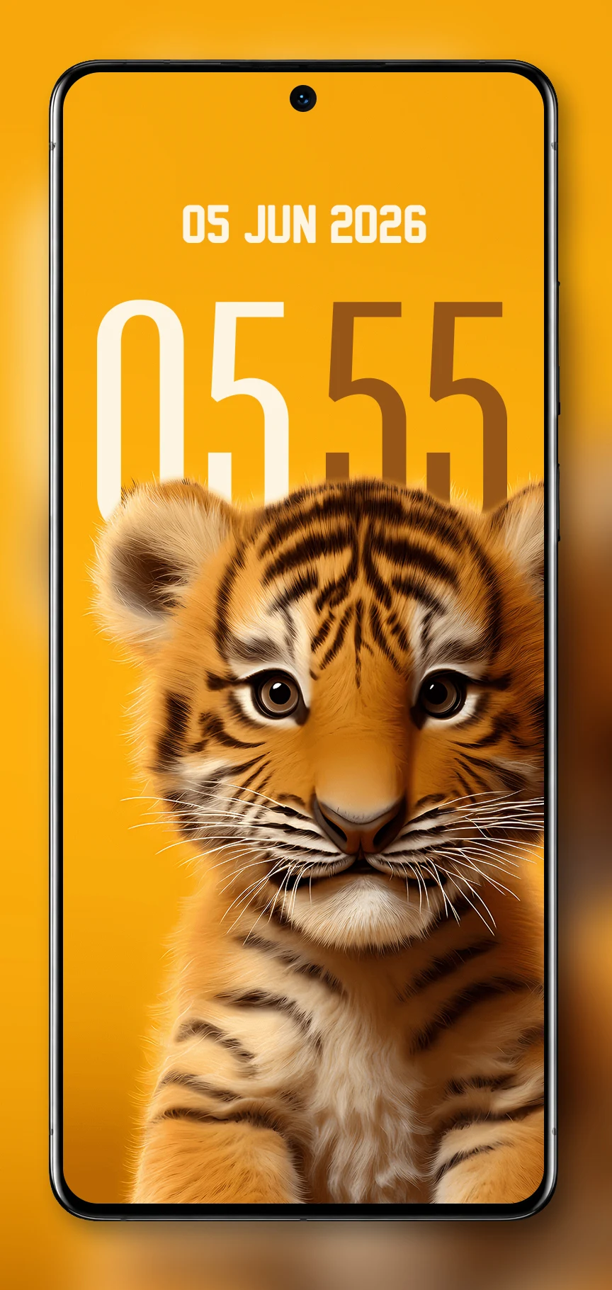 Depth Wallpapers 4k Live Clock screenshot